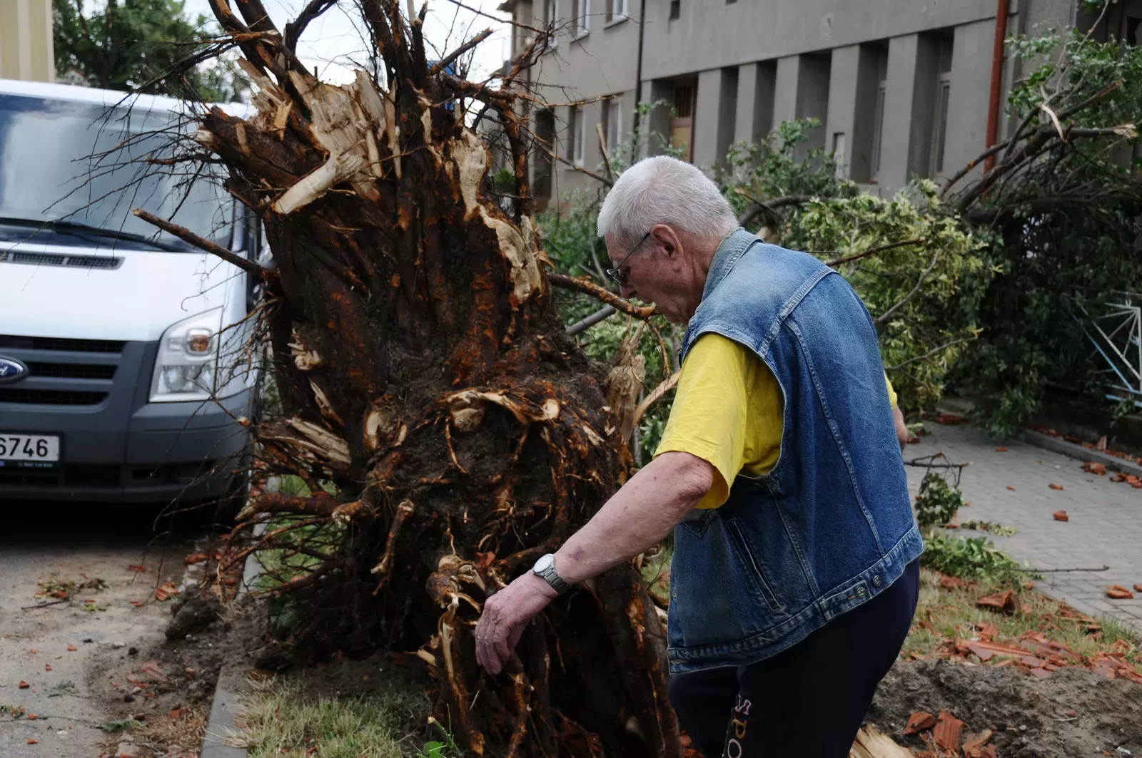 Následky tornáda na Moravě (24.6.2021)