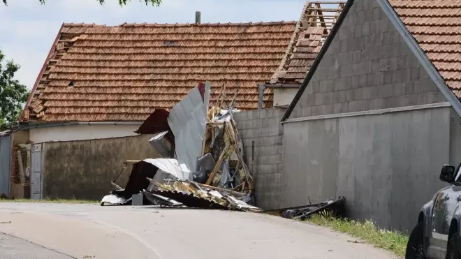 Následky tornáda na Moravě (24.6.2021)