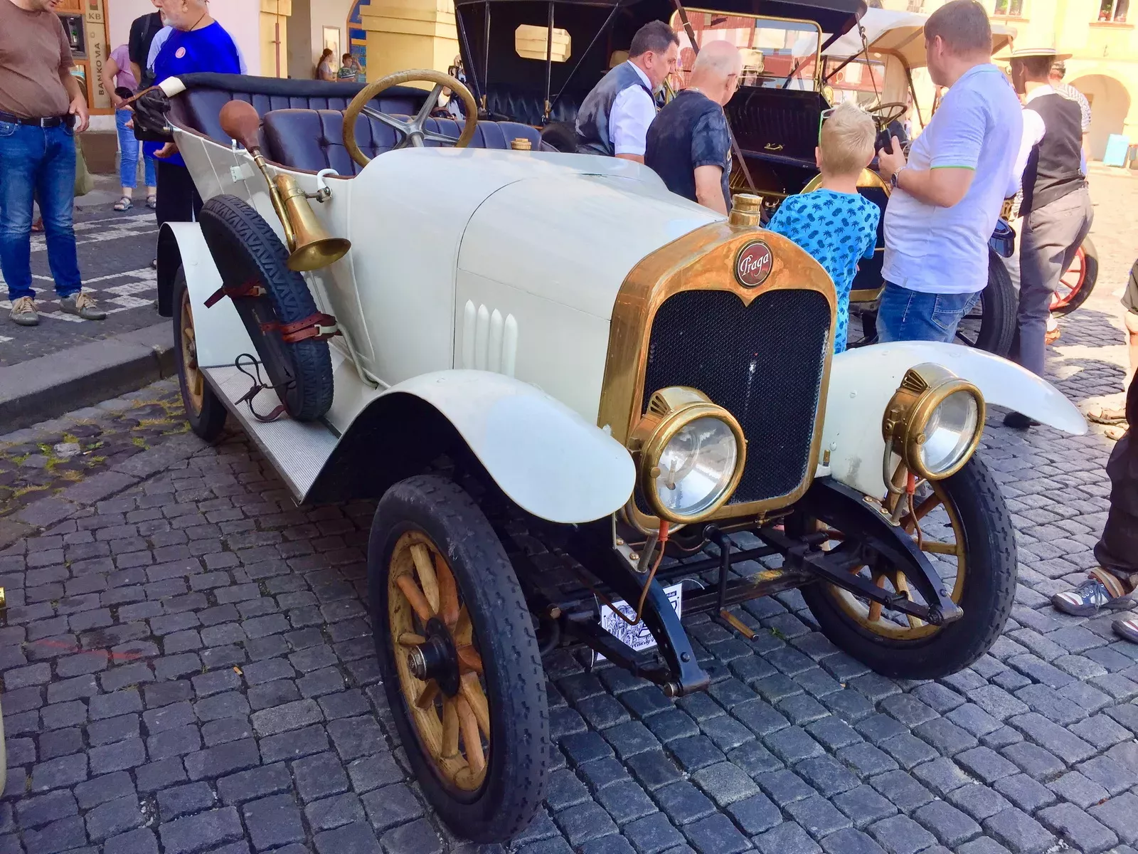 historické vozidlo PRAGA A, rok výroby 1914 s výrobním číslem 338