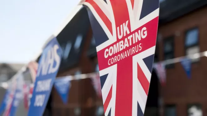 Velká Británie bojuje s koronavirem, ilustrační fotografie.
