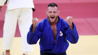 Lukáš Krpálek získal zlato na olympijských hrách v Tokiu. (30.7.2021)