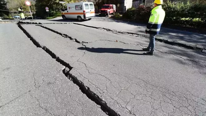Zemětřesení, ilustrační foto