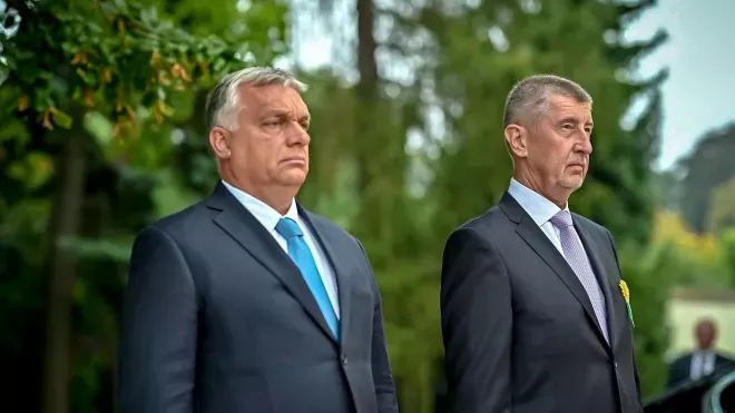 Viktor Orbán na návštěvě Česka.