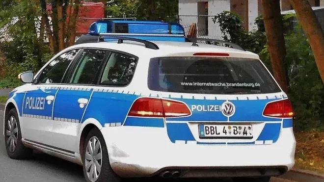 Německá policie, ilustrační fotografie.