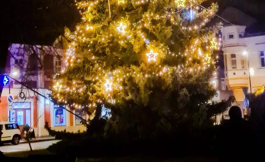 Vánoční strom ve Slaném