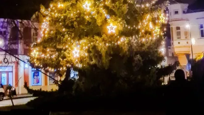 Vánoční strom ve Slaném