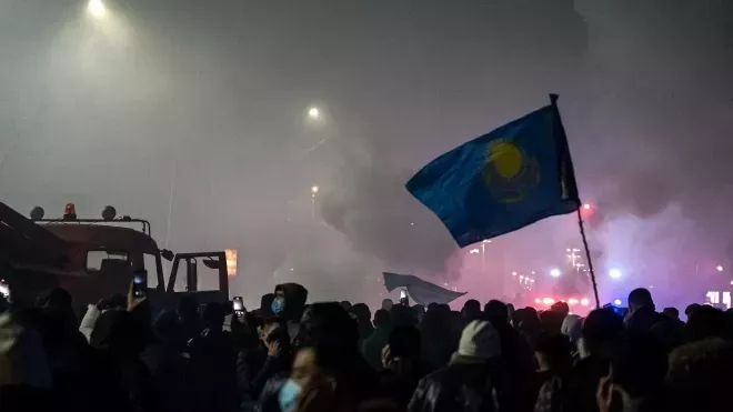 Protesty v Kazachstánu