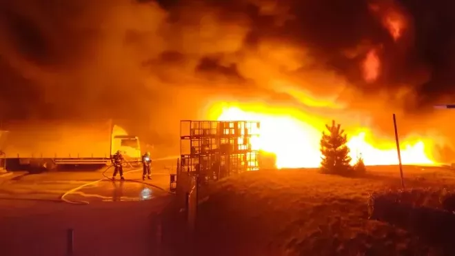 Masivní požár v Mladé Boleslavi