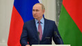 Vladimir Putin v Bělorusku (aranžované snímky běloruské propagandy)
