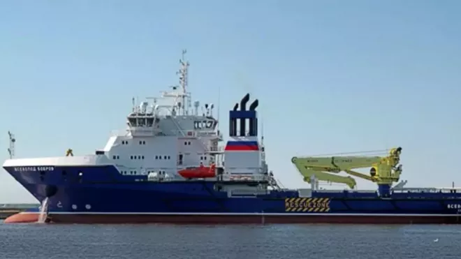 Ruská podpůrná loď Vsevolod Bobrov