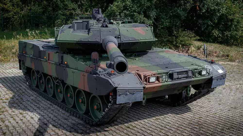 Německý tank Leopard 2A7, ilustrační fotografie.