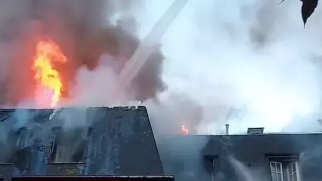 Požár alzheimer centra v Roztokách.