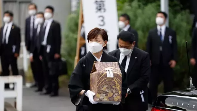 Státní pohřeb japonského expremiéra Šinzóa Abeho