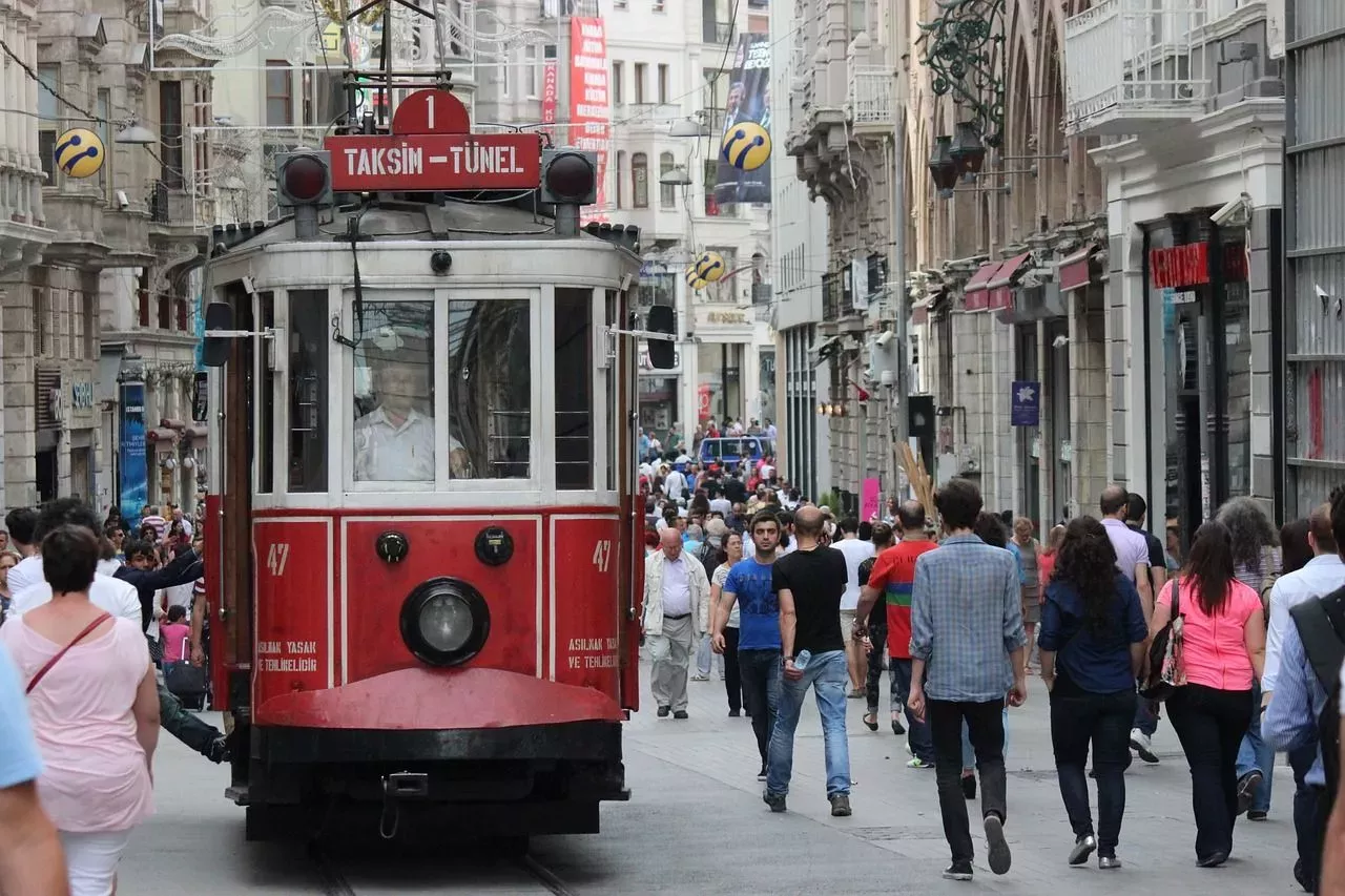 Istanbulská ulice Istiklal, ilustrační fotografie.