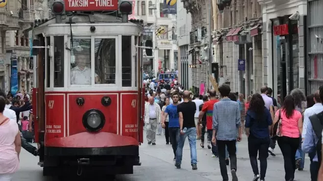 Istanbulská ulice Istiklal, ilustrační fotografie.
