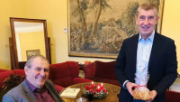 Miloš Zeman a Andrej Babiš se setkali v Lánech. (11.12.2022)