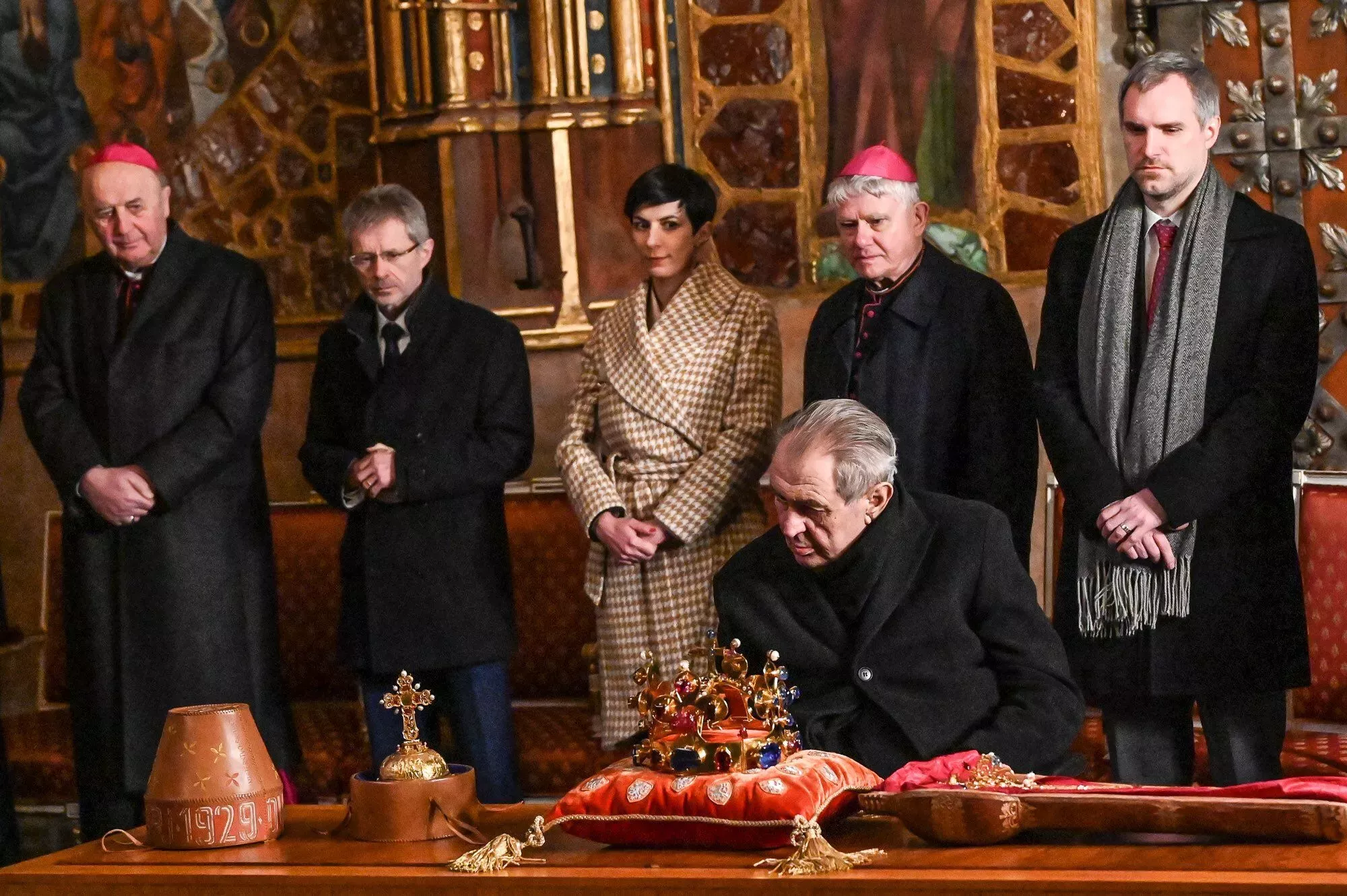 Klíčníci otevřeli Korunní komoru s korunovačními klenoty. (16.1.2023)