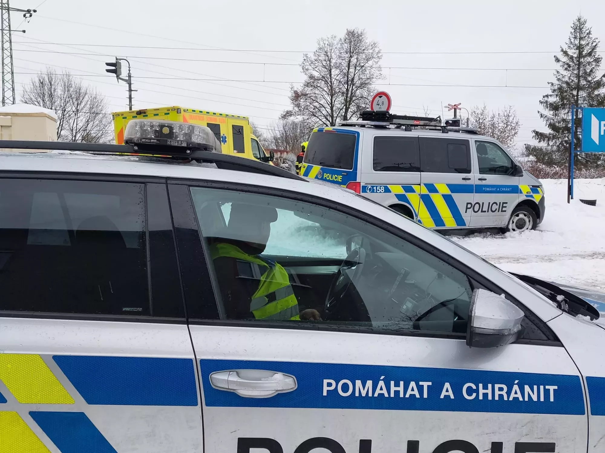 V Ostravě došlo k tragické nehodě na železničním přejezdu. (21.1.2023)