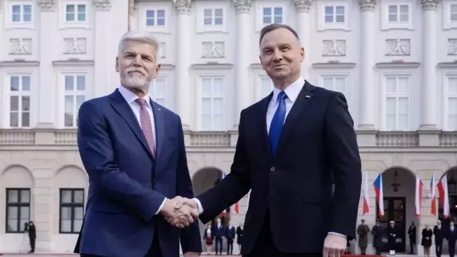 Petr Pavel a Andrzej Duda