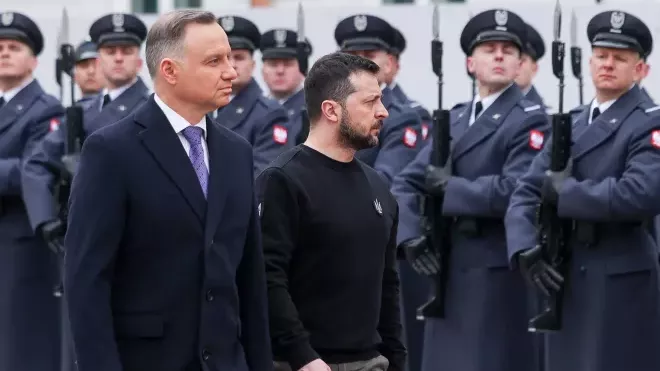 Andrzej Duda a Volodymyr Zelenskyj