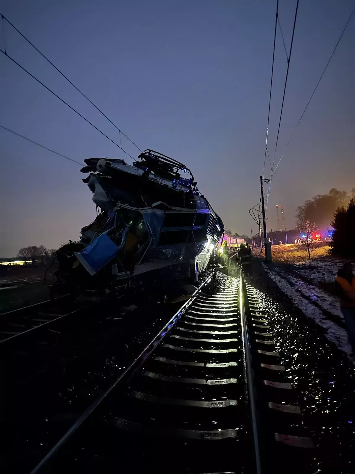 Na Karvinsku došlo k tragické vlakové nehodě. (24.1.2024)